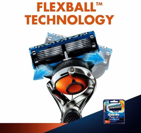 Gillette Fusion Proglide Shaving Blades Pack Of 6