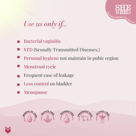 Sheneed Feminine Intimate 24hr Odour Control Cream 30gm|Rescue From Leakage & Uti|Gynac Approved