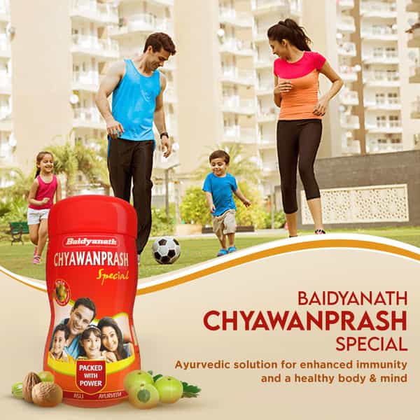 Baidyanath Chyawanprash Special | Jar | 1 Kg | With Haldi Drops 30 Ml