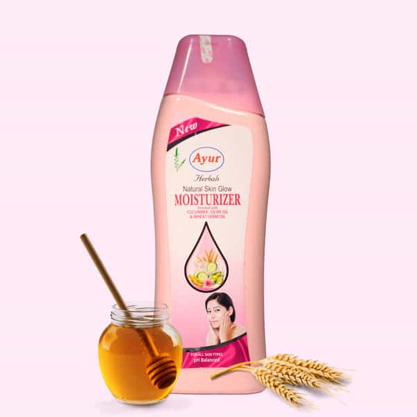 Ayur Herbals Natural Glow Moisturizering With Rose I Soft And Radiant Look I Pack Of 2 - 200Ml