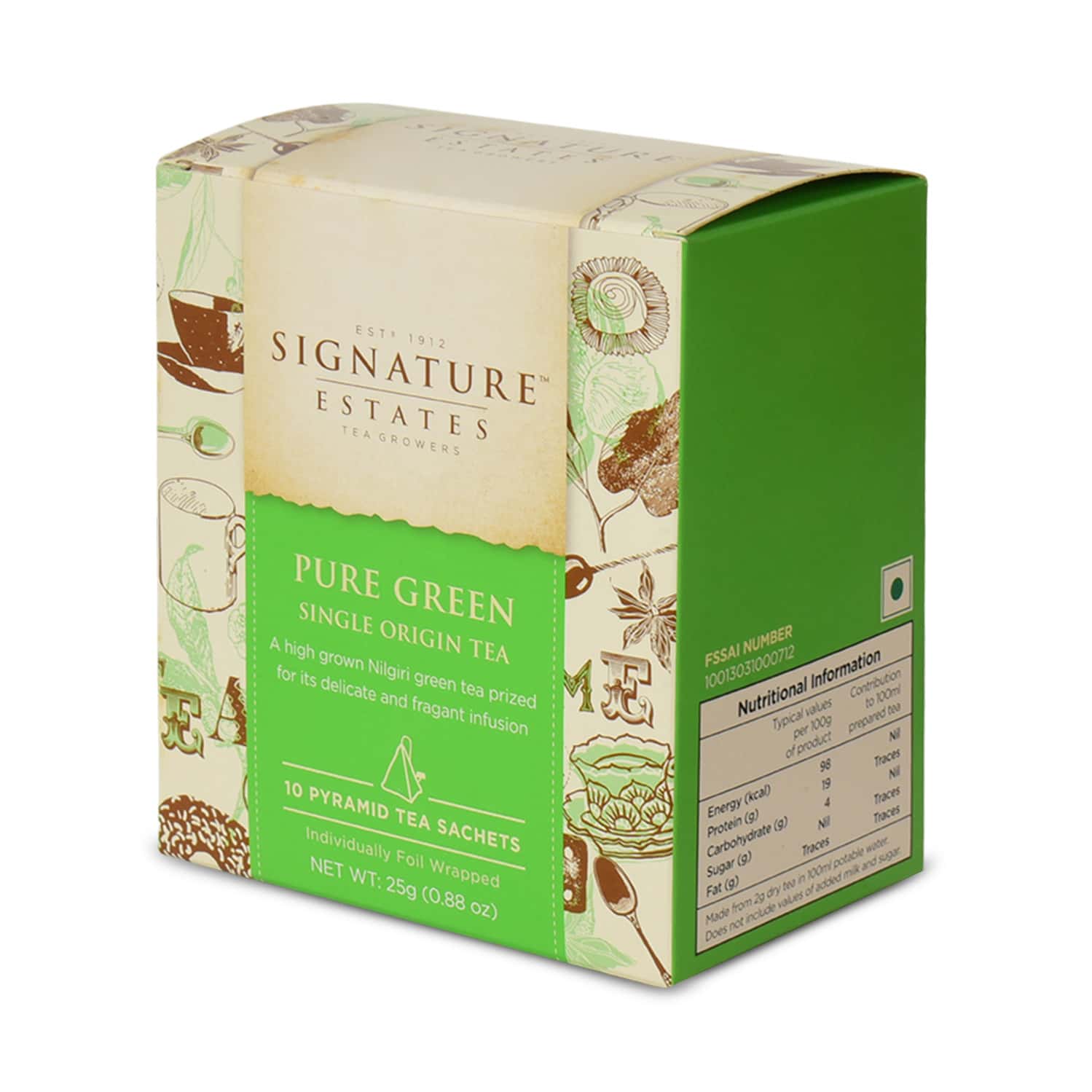 Signature Estates Pure Green Tea Bag 20 Sachets