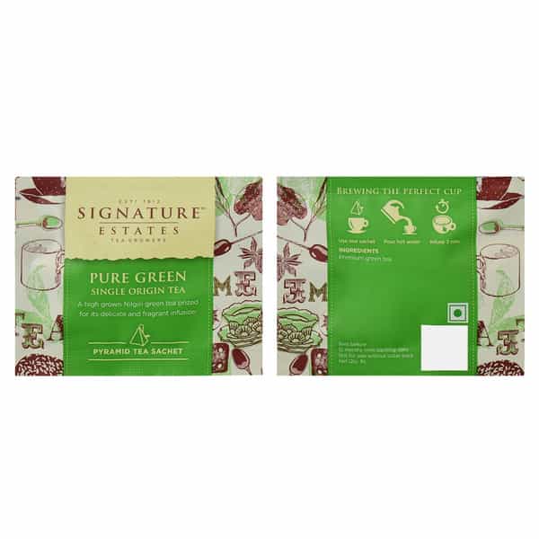 Signature Estates Pure Green Tea Bag 20 Sachets
