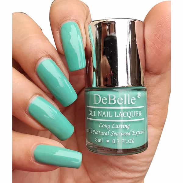 Debelle Gel Nail Polish Combo Set Of 3 French Hydrangea Silver Glitter] 24 Ml (8 Ml Each)