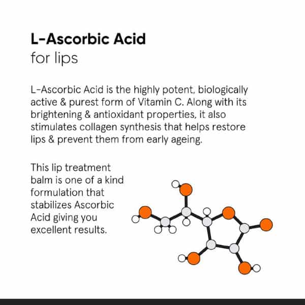 Minimalist 8% L-Ascorbic Acid Lip Balm 12Gm
