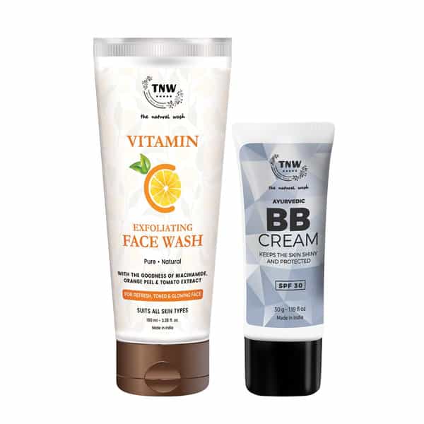 Tnw The Natural Wash Bb Cream & Vitamin C Exfoliating Face Wash