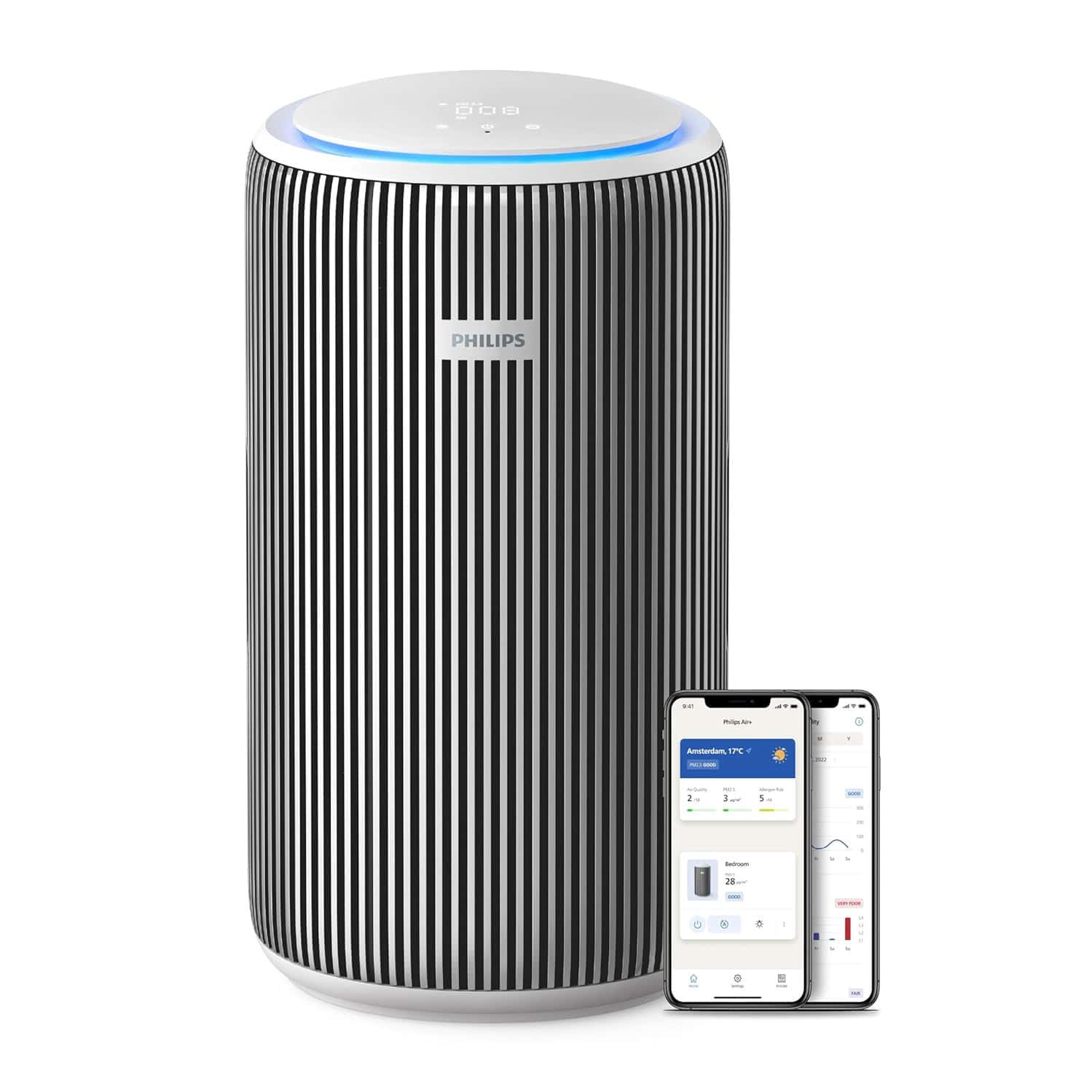 Philips 3200 Series Air Purifie Fresh Air Speed Remote Control With Air+ Appa C3220/10 Silver 1no's