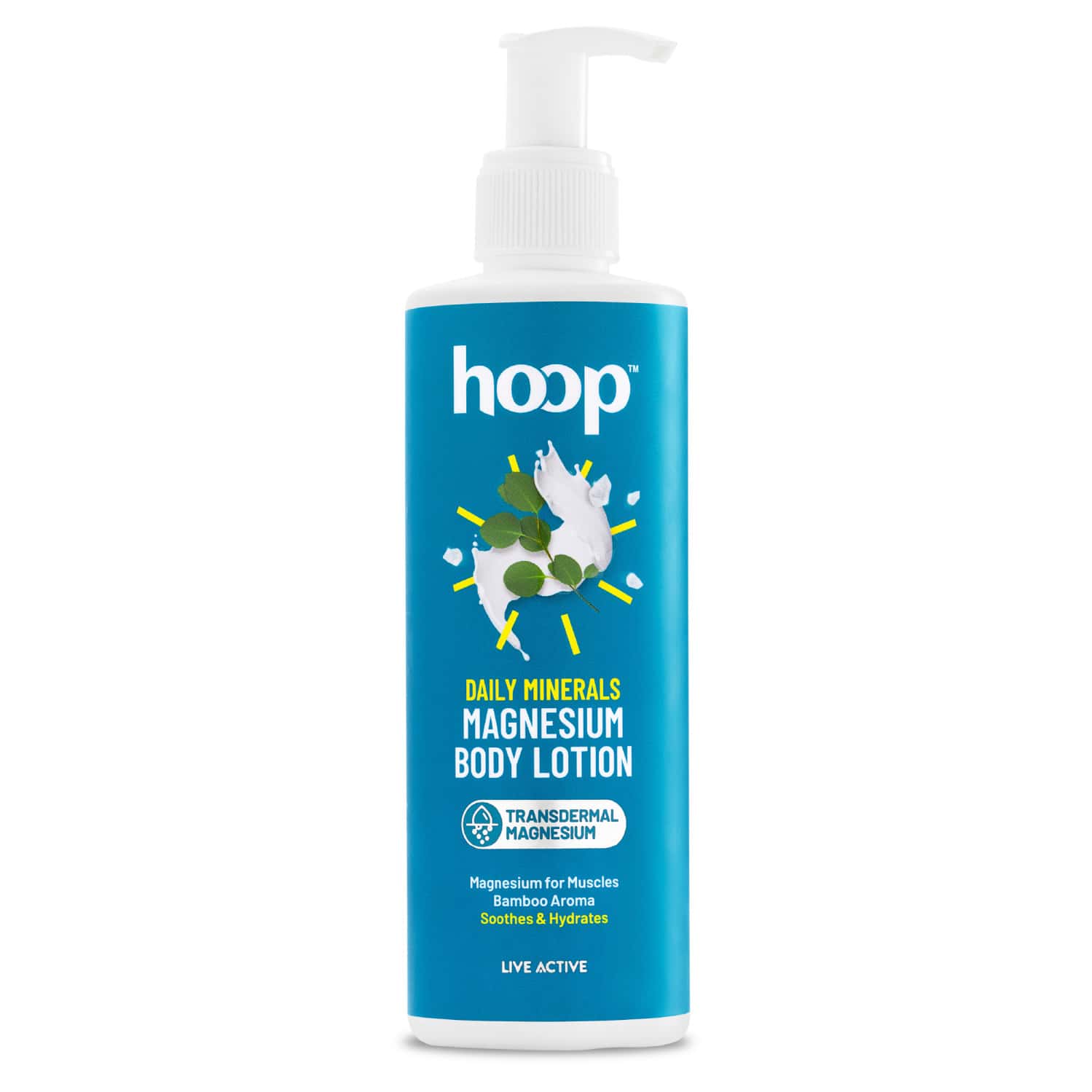 Hoop Magnesium Daily Body Lotion-relax Muscles Post Workout | Energise Muscles (250ml)