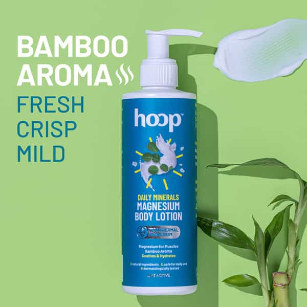 Hoop Magnesium Daily Body Lotion-Relax Muscles Post Workout | Energise Muscles (250Ml)