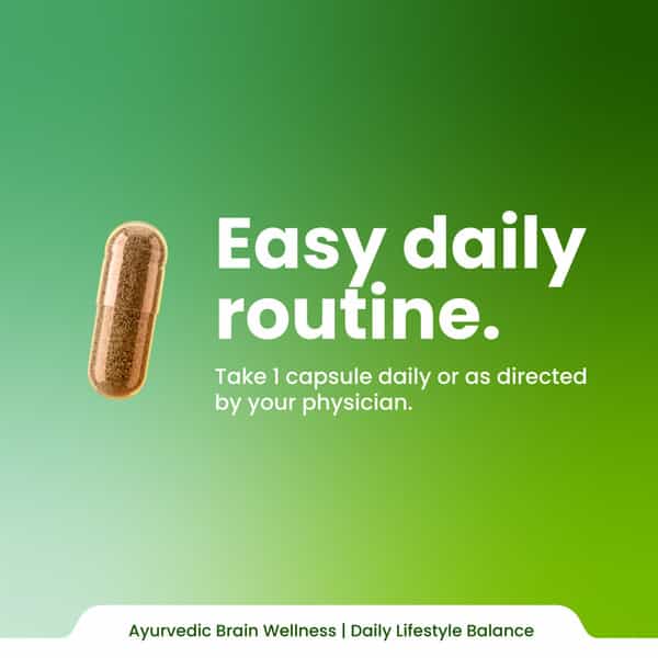 Green Milk Concepts Green Milk Brahmi Capsules | Memory | Focus & Mental Wellness | 30 Capsules