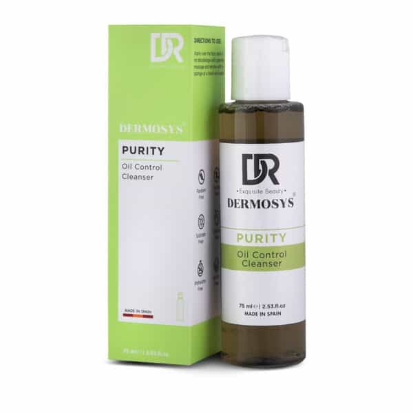 Dermosys Purity Oil Control Cleanser | Hamamelis | Thyme & Camphor | Oily & Acne Prone Skin - 75Ml