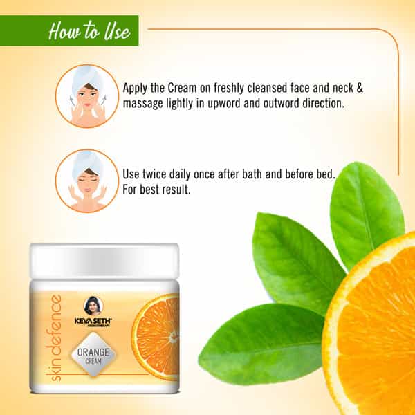 Keya Seth Aromatherapy Skin Defence Orange Cream- 50Gm