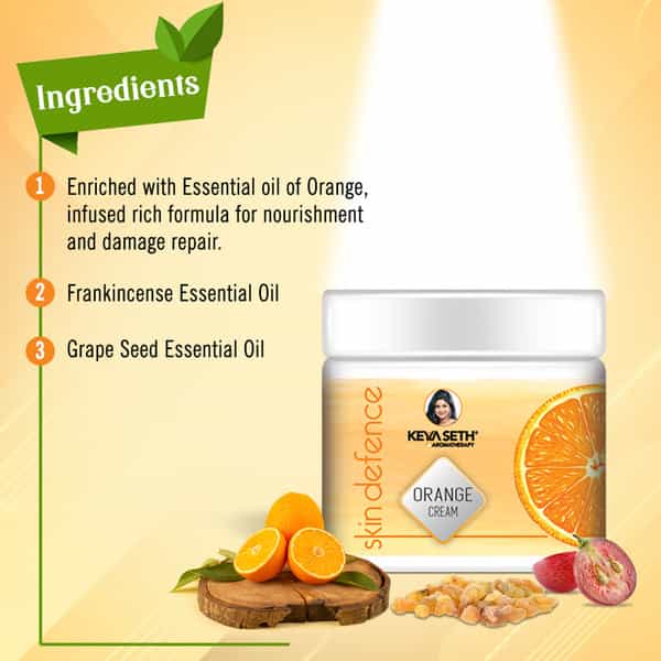 Keya Seth Aromatherapy Skin Defence Orange Cream- 50Gm