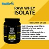 Healthvit Raw Whey Isolate Protein Supplement Powder- Unflavored (33 Serving) -500G