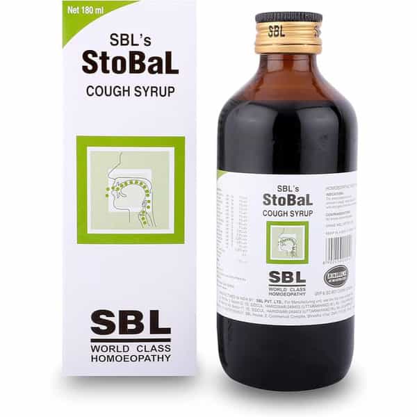 Sbl Stobal Cough Syrup 180 Ml Pack Of 2