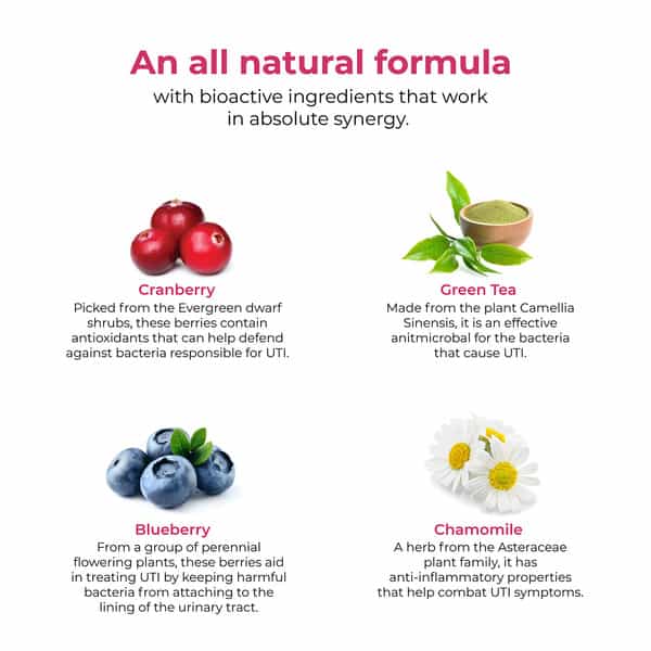 Wellbeing Nutrition Melts Uti Relief Urinary Tract Support Relieves Pain & Discomfort 30 Oral Strips