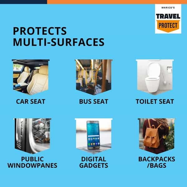 Marico's Travel Protect Surface Disinfectant Spray 75 Ml