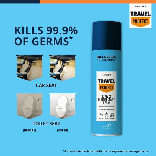 Marico's Travel Protect Surface Disinfectant Spray 75 Ml