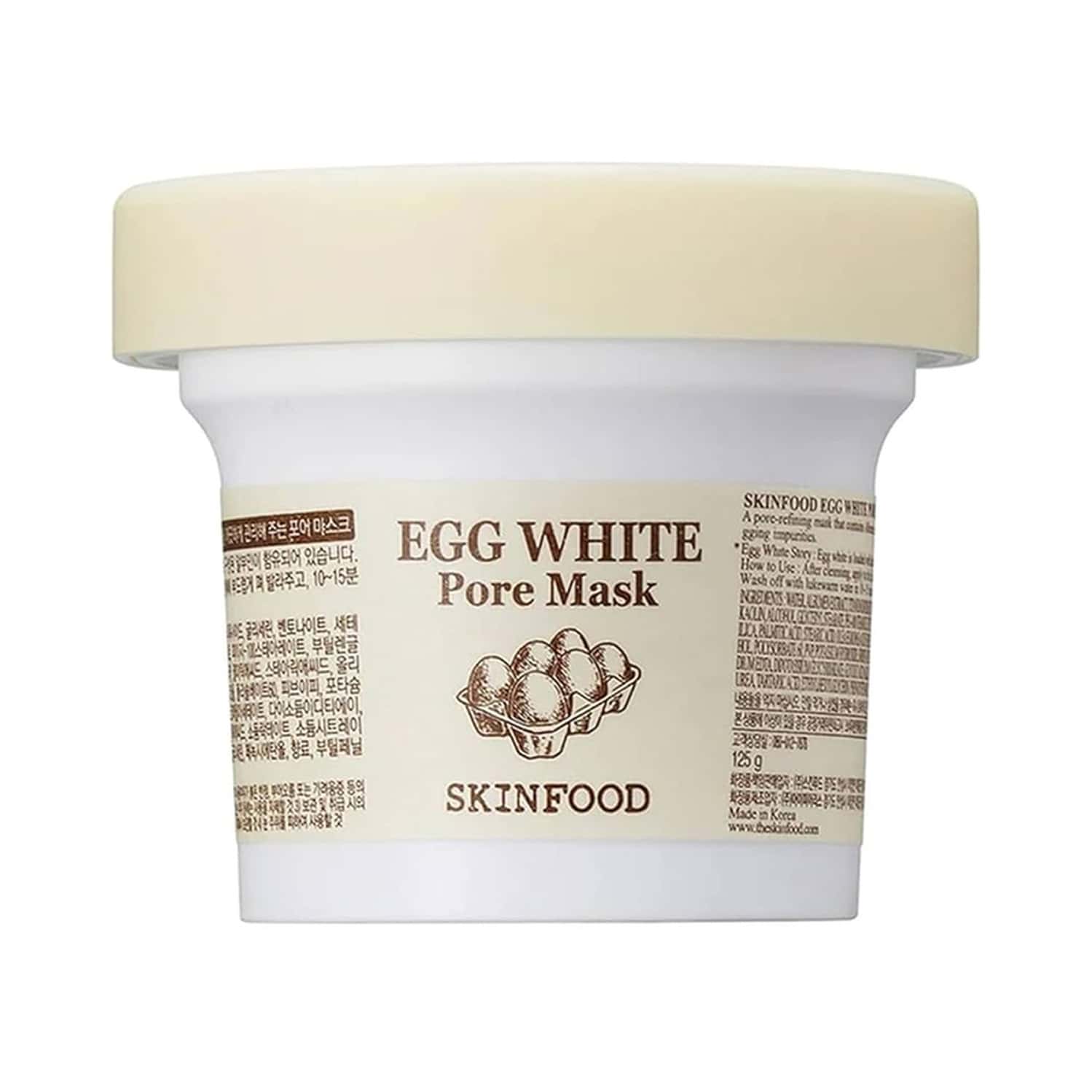 Skinfood Egg White Pore Mask - Korean Face Cleanser - Korean Skincare - 120g