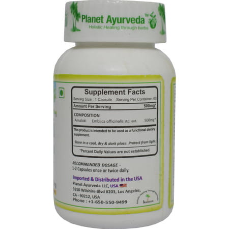 Planet Ayurveda Amalaki Rasayan Capsules - 60 Capsules