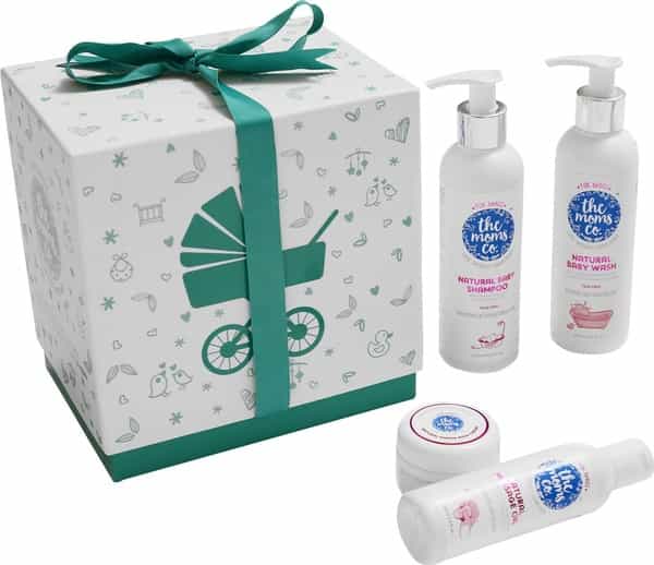 The Moms Co. Baby Essentials Ribbon Gift Box Kit-1