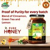 Zandu Pure Honey Cinnamon Green Tea & Lemon Health Food Jar Of 500 G