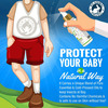 Mom & World Baby Mosquito Repellent Body Spray - 100% Naturally Derived 100 Ml