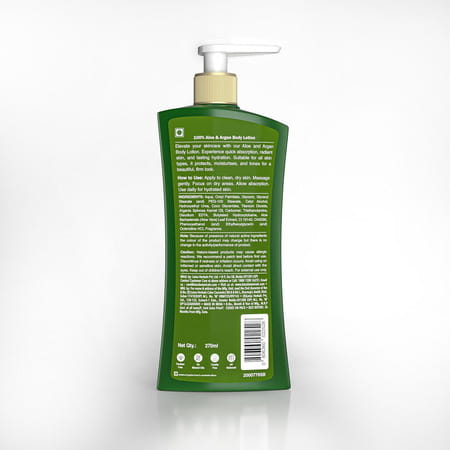 Lotus Botanicals 100% Aloe & Argan Body Lotion 270ml