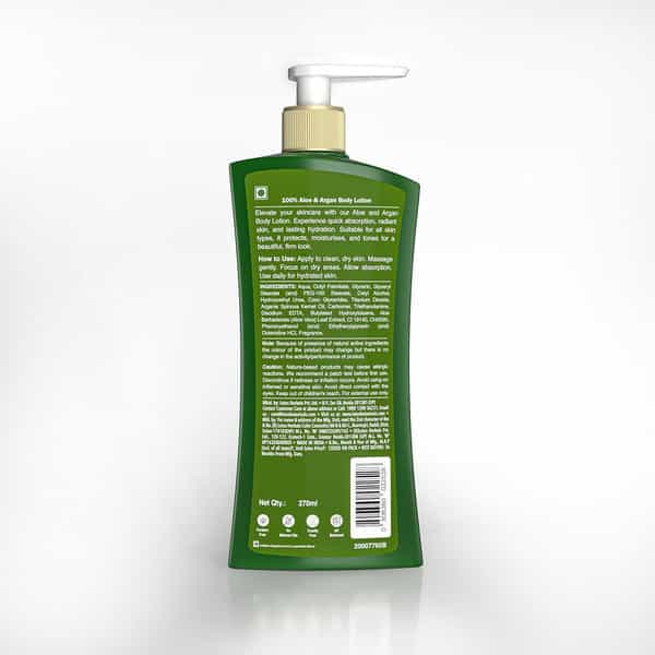 Lotus Botanicals 100% Aloe & Argan Body Lotion 270Ml