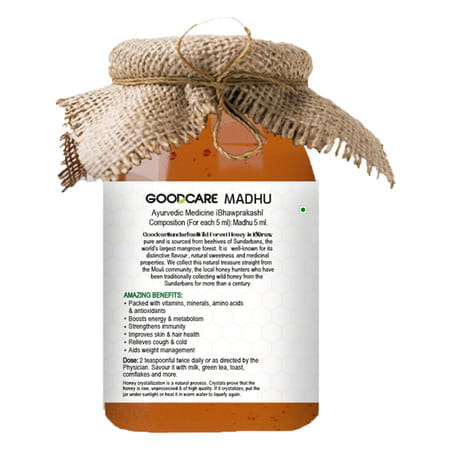 Goodcare Sundarbans Wild Forest Honey 500G | 100% Raw | Natural & Pure | Boosts Immunity