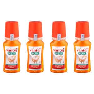 Vantej Mouthwash Aqua For Sensitive Teeth 100ml (pack Of 4)