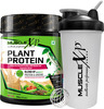 Musclexp Plant Protein - Natural Protein Powder With Pea Protein 400G (Sugar Free) + Shaker