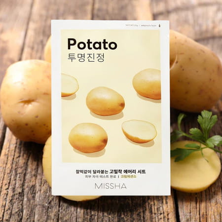 Missha Airy Fit Sheet Mask [Potato] - Pack Of 5