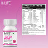 Inlife Biotin Advanced Hair Skin & Nails Supplement -Multivitamin Minerals Amino Acids -60 Cap