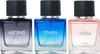 Ajmal Ascend Edp 50 Ml For Unisex & Ajmal Yearn Edp 50 Ml For Men & Ajmal Neea Edp 50 Ml For Women