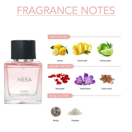 Ajmal Ascend Edp 50 Ml For Unisex & Ajmal Yearn Edp 50 Ml For Men & Ajmal Neea Edp 50 Ml For Women