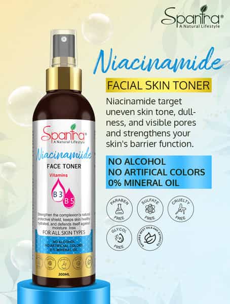 Spantra Niacinamiide Face Toner 200Ml