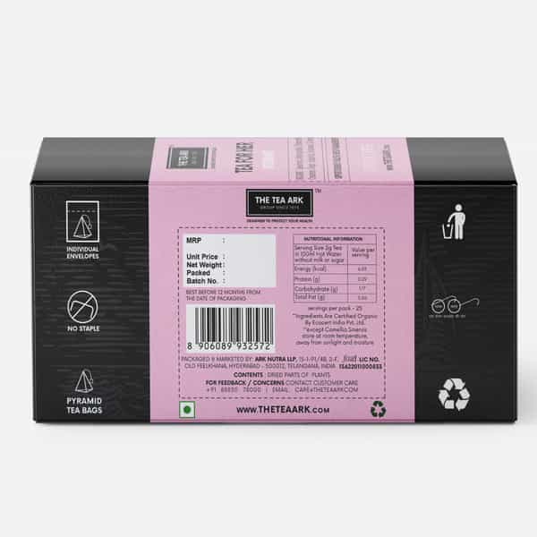 The Tea Ark Organic Spearmint Tea For Pcos Pcod For Women | 25 Tea Bags With (Shatavari & Fennel)