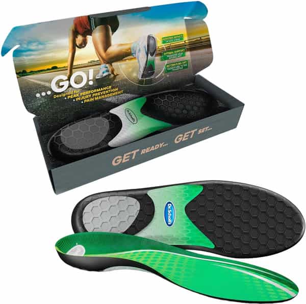 Dr. Scholl's Performance Insoles | Men/Women | Running | Plantar Fasciitis & Runner's Knee
