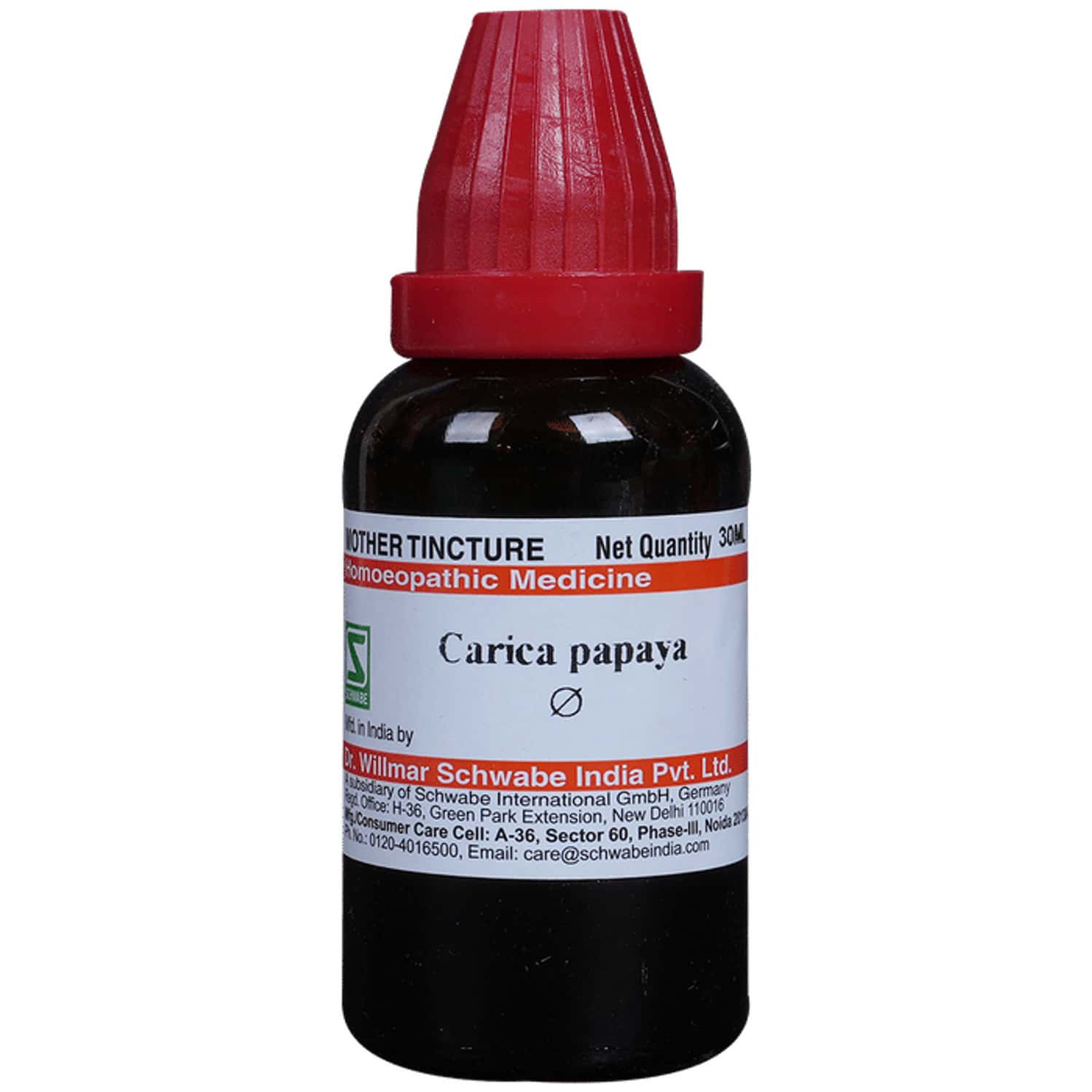 Dr. Willmar Schwabe India Carica Papaya Mother Tincture Q 30 Ml