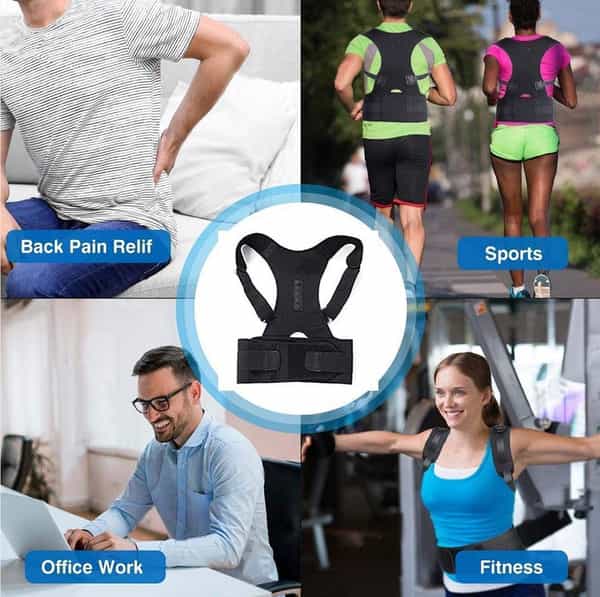 Liveasy Ortho Care Posture Corrector With Magnetic Plates At Back Support For Men & Women