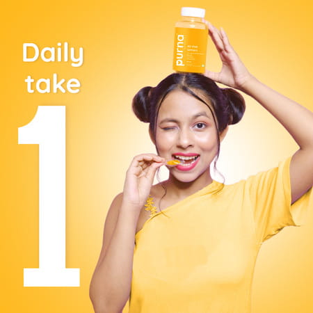 Purna Gummies Multivitamin Gummy For Men And Women | For Clear Skin And Immunity | 30 Day Pack