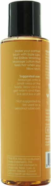Sensuva Sizzle Lips Warming Edible Gel - Butter Rum Flavour - 125 Ml