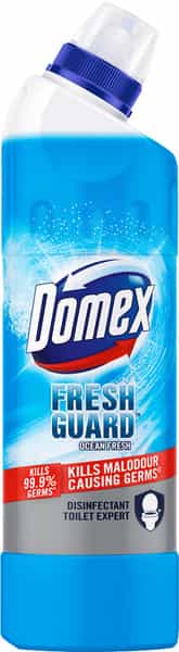 Domex Fresh Guard Ocean Fresh Disinfectant Toilet Cleaner - 500Ml