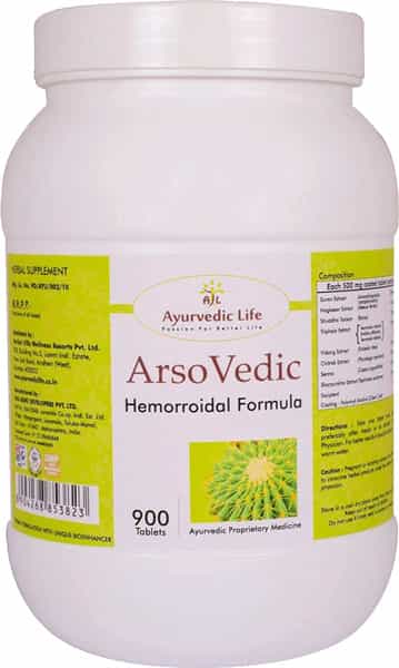 Al-Ayurvedic Life Arsovedic - 900 Tablets Pack Of 5