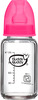 Buddsbuddy Choice+ Bpa Free Regular Neck Baby Glass Feeding Bottle Pink- 125 Ml