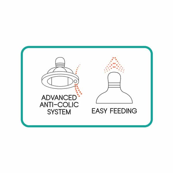 Buddsbuddy Choice+ Bpa Free Regular Neck Baby Glass Feeding Bottle Pink- 125 Ml