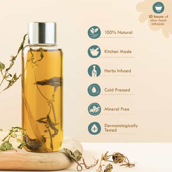 Nat Habit Brahmi Matsyakshi Winter Dasabuti Baby Hair & Scalp Oil - 110Ml