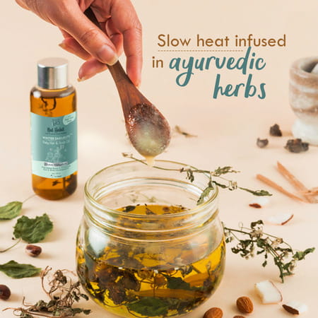 Nat Habit Brahmi Matsyakshi Winter Dasabuti Baby Hair & Scalp Oil - 110ml