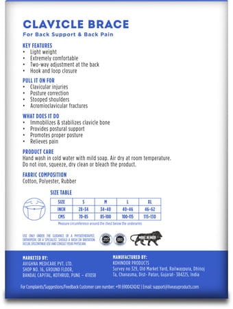 Liveasy Ortho Care Clavicle Brace-Xxl