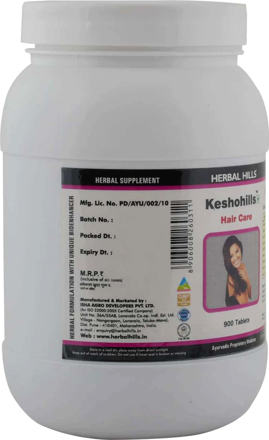 Buy HERBAL HILLS KESHOHILLS VALUE PACK 900 TABLETS PACK OF 2 Online & Get Upto 60 OFF at